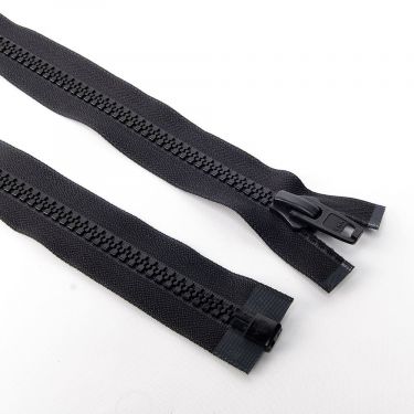 Ykk Nylon Blok Deelbaar 8 mm Rits 40 cm Zwart/Zwart 580