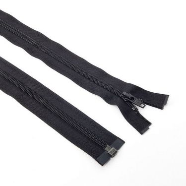 Ykk Nylon Spiraal Deelbaar 6mm Rits 40 cm Zwart/Zwart 580