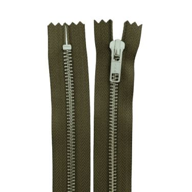 Ykk Metaal 6mm Mode Nikkel Rits 60 cm Lichttaupe-072