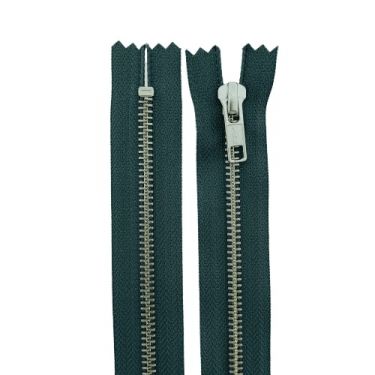 Ykk Metaal 6mm Mode Nikkel Rits 60 cm Middengrijs-183