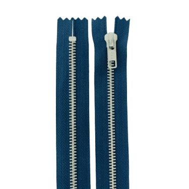 Ykk Metaal 6mm Mode Nikkel Rits 60 cm Donkerblauw-560