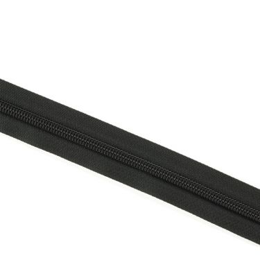 Ykk Nylon Spiraal Rol 10 mm Rits Zwart/Zwart 580