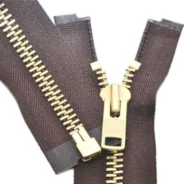 YKK Metaal Deelbaar 8mm Rits 40cm Koper/Bruin(570)